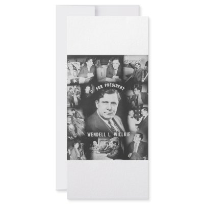 1940 Wendell Willkie Custom Rack Cards by JustProducts