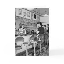 1940s Burger Joint Card