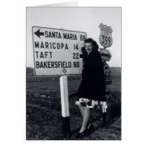 1940s California Woman Greeting Cards