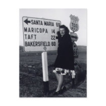 1940's California Woman Post Card