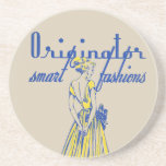 1940's Fashion Illustration Coaster coasters