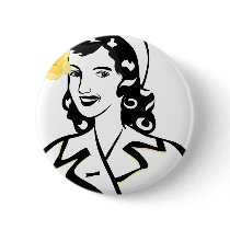 1940's Lady Pins