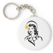 1940's Lady Keychain