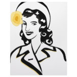 1940's Lady Personalized Letterhead