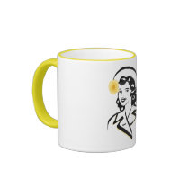 1940's Lady Coffee Mug