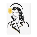 1940's Lady Post Card