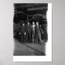 1940's Railroad Workers Print