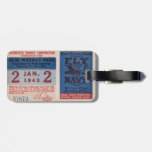 1941/1943 Vintage Luggage Tag