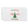 1941 Christmas Birthday Picture Card
