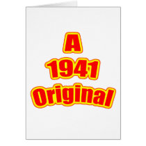 1941 Original Red Cards