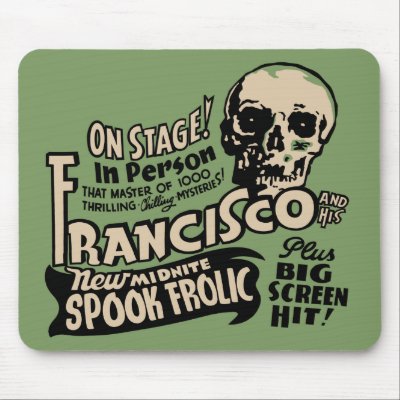 1941 Spook Show Green Mousepad by Zapple824