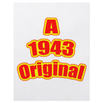 1943 Original Red Custom Flyer