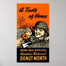 1944 Donut Poster