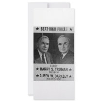 1944 Hoover - Barkley Customized Rack Card