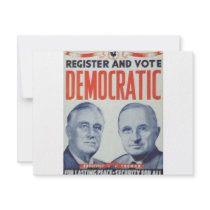 1944 Roosevelt - Truman invitations
