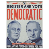 1944 Roosevelt - Truman letterhead by JustProducts 1944 Roosevelt - Truman letterhead