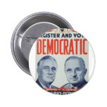1944 Roosevelt - Truman Pinback Buttons