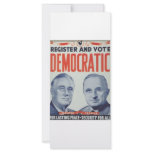 1944 Roosevelt - Truman Rack Card Template