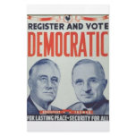 1944 Roosevelt - Truman Stationery Design