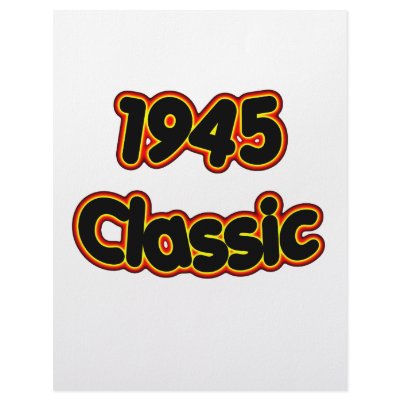 1945 Classic Customized Letterhead by birthyeardesigns3