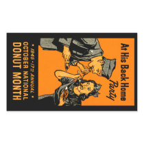 1945 Donut Poster Stickers