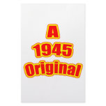1945 Original Red Stationery Design