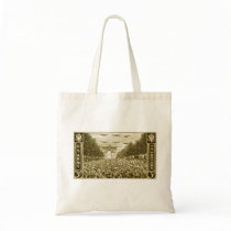 1945 US Troops Under Arc de Triomphe Canvas Bags