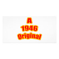 1946 Original Red Photo Card
