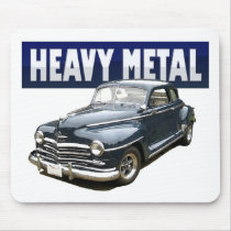 1946 Plymouth coupe mouse pad mousepads