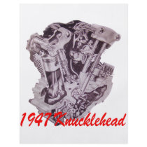 1947 Knucklehead Engine flyers