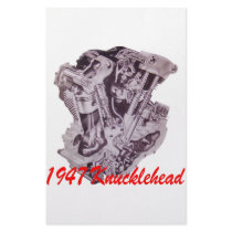 1947 Knucklehead Engine stationery