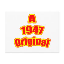 1947 Original Red Postcards