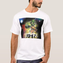 1947 triple alien t-shirts by Eric_Blak 1947 triple alien t-shirts