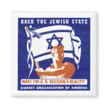 1947 Zionist Poster Magnets