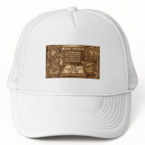 1948 Oklahoma Indian Centennial Stamp Trucker Hats