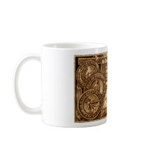 1948 Oklahoma Indian Centennial Stamp Coffee Mugs
