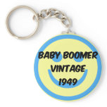 1949 baby boomer keychain