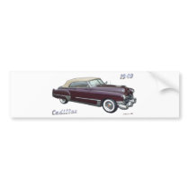 1949 CADILLAC # 2 BUMPER STICKER