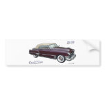 1949 CADILLAC # 2 BUMPER STICKER