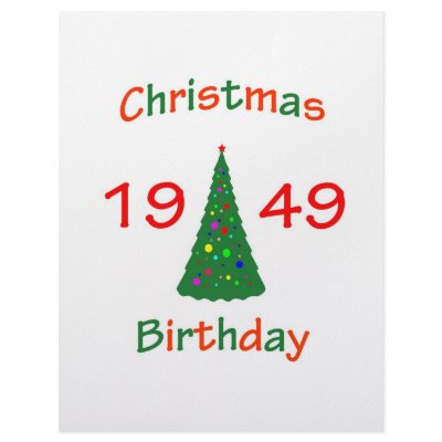 1949 Christmas Birthday Letterhead Design by christmasbirthday911