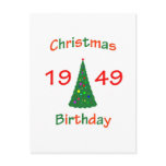1949 Christmas Birthday Postcards