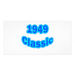 1949 Classic Blue Customized Photo Card