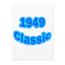 1949 Classic Blue Postcard