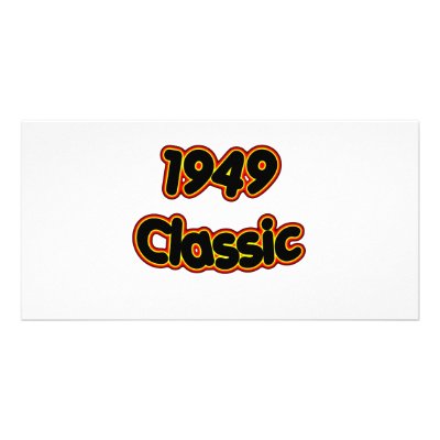 1949 Classic Photo Card by birthyeardesigns3