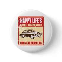 1949 Oldsmobile Rocket 88 Pinback Buttons