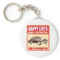 1949 Oldsmobile Rocket 88 Keychain