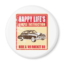 1949 Oldsmobile Rocket 88 Refrigerator Magnet