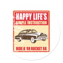 1949 Oldsmobile Rocket 88 Sticker