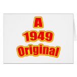 1949 Original Red Card