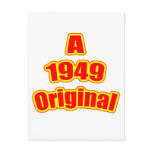 1949 Original Red Post Card